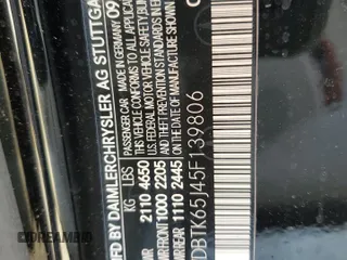 2005 Mercedes-Benz CLK-Class 3.2L with VIN WDBTK65J45F139806, listed as a Copart auction lot 78897124 with 0 mi miles and Salvage Title. Bid and sale history available at carsss.com. Image 13.