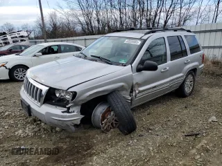 2004 Jeep Grand Cherokee Limited with VIN 1J4GW58N64C174387, listed as a Copart auction lot 43539585 with 138,433 mi miles and Salvage title. Bid and sale history available at DreamBid. Image 1.