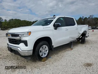 2023 Chevrolet Silverado 1500 LT with VIN 2GCUDDED2P1144267, listed as a Copart auction lot 85990644 with 13,636 mi miles and Salvage Title. Bid and sale history available at carsss.com. Image 1.