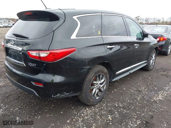 2015 Infiniti QX60 with VIN 5N1AL0MM6FC523177, listed as a IAAI auction lot 41735003 with 250,685 mi miles. Bid and sale history available at carsss.com. Image 4.