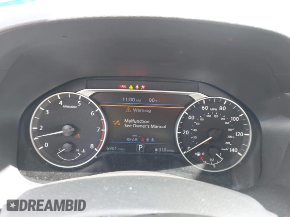2025 Nissan Altima SV z VIN 1N4BL4DV6SN364710, wystawiony jako IAAI lot #42314788 z przebiegiem 6 901 mil mil oraz . Historia ofert i sprzedaży dostępna na DreamBid. Obrazek 7.