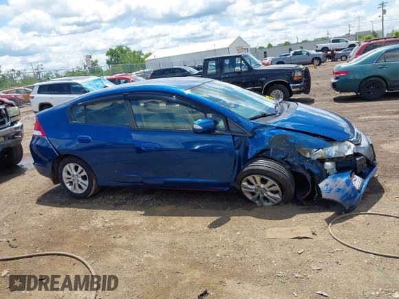 2013 Honda Insight EX with VIN JHMZE2H75DS001093, listed as a IAAI auction lot 42346816 with 153,488 mi miles and . Bid and sale history available at DreamBid. Image 13.