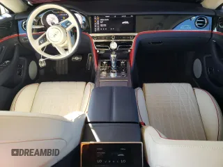 2023 Bentley Flying Spur W12 with VIN SCBBB6ZG8PC010034, listed as a Copart auction lot 46667145 with 21,437 mi miles and Salvage Title. Bid and sale history available at DreamBid. Image 8.