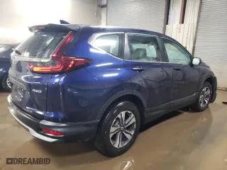 2020 Honda CR-V LX with VIN 5J6RW2H21LL015689, listed as a Copart auction lot 43494605 with 19,082 mi miles and Salvage Title. Bid and sale history available at carsss.com. Image 3.