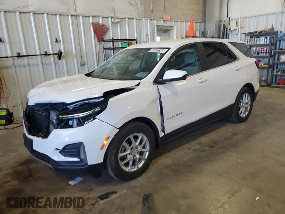 2023 Chevrolet Equinox LT z VIN 3GNAXJEG1PL251920, wystawiony jako Copart lot #50522305 z przebiegiem 46 176 mil mil oraz Czysty tytuł • Clean title. Historia ofert i sprzedaży dostępna na DreamBid. Obrazek 1.