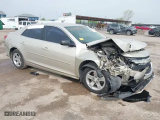 2014 Chevrolet Malibu LS with VIN 1G11B5SL2EF109656, listed as a IAAI auction lot 41946582 with 122,428 mi miles. Bid and sale history available at carsss.com. Image 1.