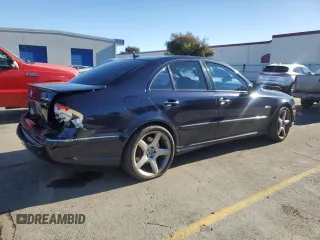 2007 Mercedes-Benz E 63 AMG with VIN WDBUF77X67B008192, listed as a Copart auction lot 82449274 with 125,126 mi miles and Salvage Title. Bid and sale history available at carsss.com. Image 3.