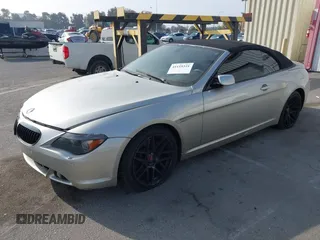 2006 BMW 6 Series 650Ci with VIN WBAEK13486CN72278, listed as a IAAI auction lot 41119321 with 170,553 mi miles. Bid and sale history available at carsss.com. Image 2.