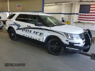 2018 Ford Police Interceptor Utility с VIN 1FM5K8AR3JGB34792, выставлен на аукционе Copart как лот 59201415 с пробегом 52 825 миль миль и Списание • Salvage title. История ставок и продаж доступна на DreamBid. Изображение 4.