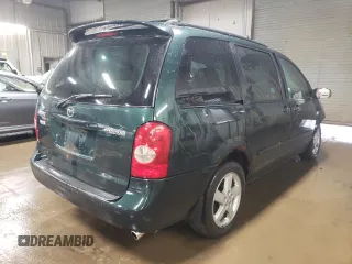 2003 Mazda MPV LX with VIN JM3LW28J330354269, listed as a Copart auction lot 51217175 with 205,589 mi miles and Salvage Title. Bid and sale history available at carsss.com. Image 3.