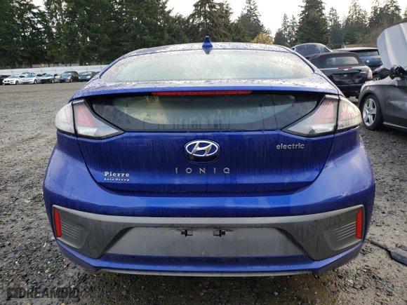 2020 Hyundai Ioniq Electric Limited with VIN KMHC85LJ9LU071939, listed as a Copart auction lot 82347904 with 36,623 mi miles and Salvage Title. Bid and sale history available at carsss.com. Image 6.