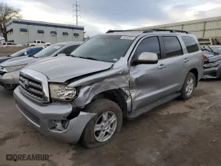 2016 Toyota Sequoia SR5 with VIN 5TDBW5G16GS136367, listed as a Copart auction lot 49160455 with 166,533 mi miles and Salvage Title. Bid and sale history available at carsss.com. Image 1.
