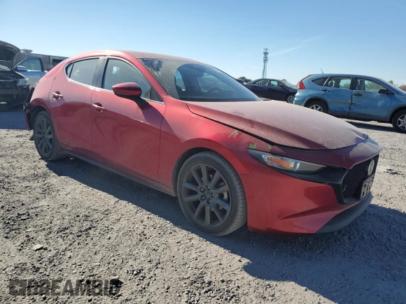 2021 Mazda Mazda3 Hatchback Preferred with VIN JM1BPBLL5M1404000, listed as a Copart auction lot 77825754 with 23,828 mi miles and Salvage Title. Bid and sale history available at carsss.com. Image 4.