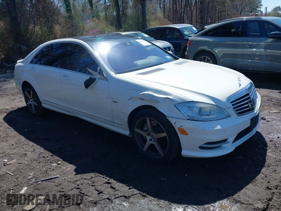 2012 Mercedes-Benz S 550 with VIN WDDNG9EB9CA463453, listed as a IAAI auction lot 41980960 with 84,579 mi miles and . Bid and sale history available at DreamBid. Image 1.