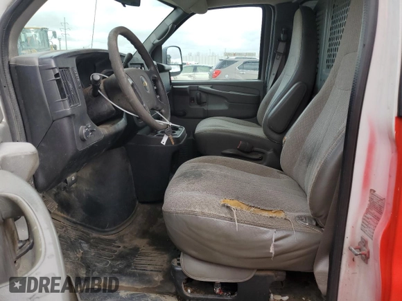 2013 Chevrolet Express Cargo Van with VIN 1GCSGAFX1D1124437, listed as a Copart auction lot 47736765 with 166,681 mi miles and Salvage Title. Bid and sale history available at carsss.com. Image 7.