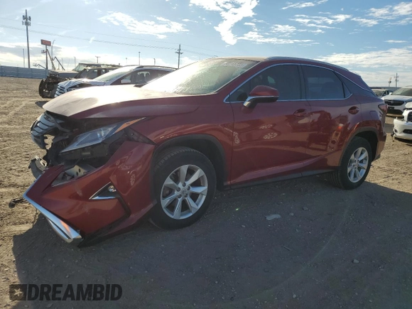 2017 Lexus RX with VIN 2T2BZMCA9HC063797, listed as a Copart auction lot 50215735 with 88,565 mi miles and Salvage Title. Bid and sale history available at carsss.com. Image 1.