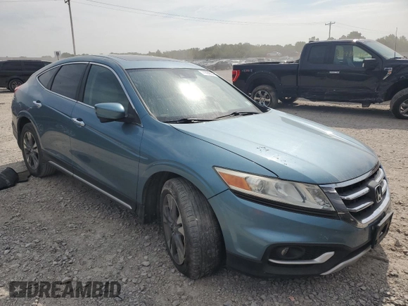 2014 Honda Crosstour EX-L with VIN 5J6TF2H59EL000473, listed as a Copart auction lot 71684294 with 151,472 mi miles and Salvage Title. Bid and sale history available at carsss.com. Image 4.