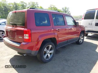 2017 Jeep Patriot High Altitude with VIN 1C4NJRFB2HD179288, listed as a IAAI auction lot 42185295 with 185,854 mi miles. Bid and sale history available at carsss.com. Image 4.