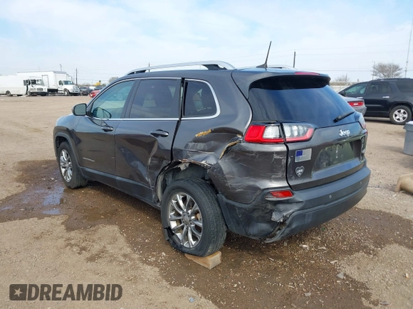 2019 Jeep Cherokee Latitude Plus with VIN 1C4PJLLB4KD403310, listed as a IAAI auction lot 41691832 with 72,398 mi miles. Bid and sale history available at carsss.com. Image 3.