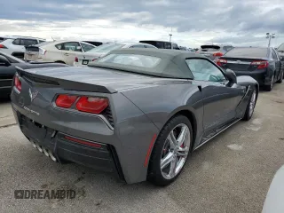 2016 Chevrolet Corvette 2LT with VIN 1G1YD3D76G5102327, listed as a Copart auction lot 73645504 with 0 mi miles and Salvage Title. Bid and sale history available at carsss.com. Image 3.