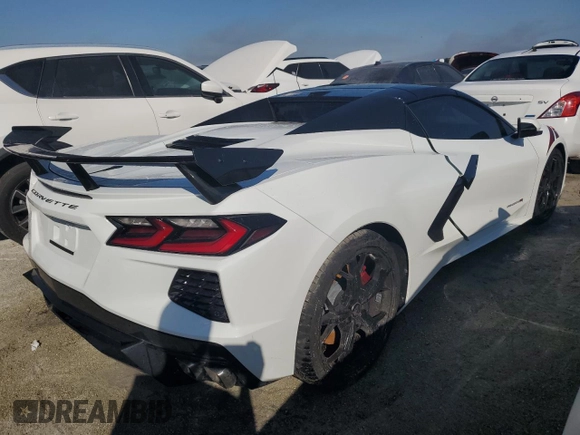 2022 Chevrolet Corvette 3LT with VIN 1G1YC3D47N5103489, listed as a Copart auction lot 75026924 with 0 mi miles and Non Repairable. Bid and sale history available at carsss.com. Image 3.