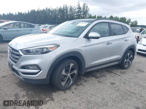 2017 Hyundai Tucson Sport z VIN KM8J33A29HU351910, wystawiony jako IAAI lot #42281390 z przebiegiem 110 522 mil mil oraz . Historia ofert i sprzedaży dostępna na DreamBid. Obrazek 2.