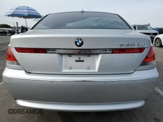 2002 BMW 7 Series 745Li with VIN WBAGN63442DR06954, listed as a Copart auction lot 84566164 with 112,058 mi miles and Clean Title. Bid and sale history available at carsss.com. Image 6.