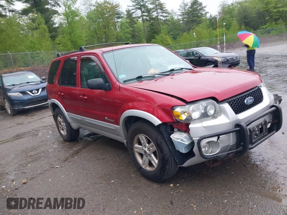 2005 Ford Escape Hybrid with VIN 1FMCU96H95KC81872, listed as a IAAI auction lot 42292225 with 165,259 mi miles and . Bid and sale history available at DreamBid. Image 1.