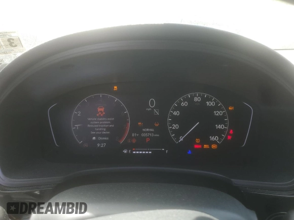2023 Honda Civic Sport with VIN 2HGFE2F59PH528329, listed as a Copart auction lot 55113525 with 35,713 mi miles and Salvage title. Bid and sale history available at DreamBid. Image 9.