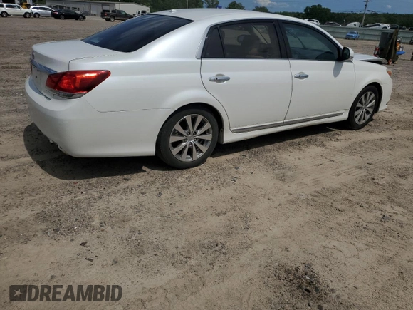 2011 Toyota Avalon with VIN 4T1BK3DB5BU374742, listed as a Copart auction lot 61616805 with Not provided miles and Clean title. Bid and sale history available at DreamBid. Image 3.