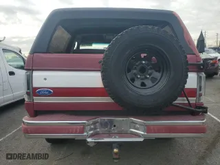 1991 Ford Bronco Custom with VIN 1FMEU15H0MLA44126, listed as a Copart auction lot 82401324 with 79,550 mi miles and Salvage Title. Bid and sale history available at carsss.com. Image 6.
