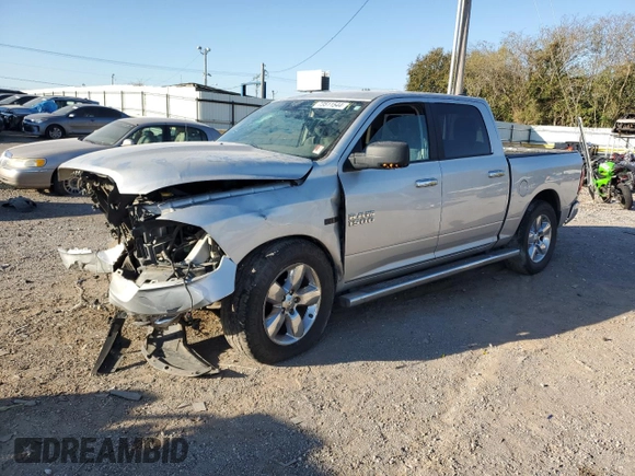 2018 Ram 1500 Big Horn with VIN 1C6RR7LM3JS357044, listed as a Copart auction lot 73511544 with 127,060 mi miles and Salvage Title. Bid and sale history available at carsss.com. Image 1.