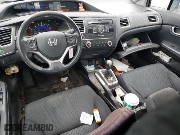 2015 Honda Civic Sedan LX with VIN 19XFB2E55FE071473, listed as a Copart auction lot 49604395 with 255,389 mi miles and Salvage Title. Bid and sale history available at carsss.com. Image 8.