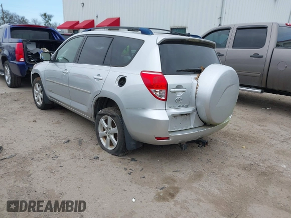 2008 Toyota RAV4 Ltd with VIN JTMZK31V586015535, listed as a IAAI auction lot 41615780 with 284,183 mi miles. Bid and sale history available at carsss.com. Image 3.