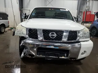 2005 Nissan Titan SE with VIN 1N6BA07B75N528932, listed as a Copart auction lot 45791535 with 196,100 mi miles and Salvage Title. Bid and sale history available at DreamBid. Image 5.
