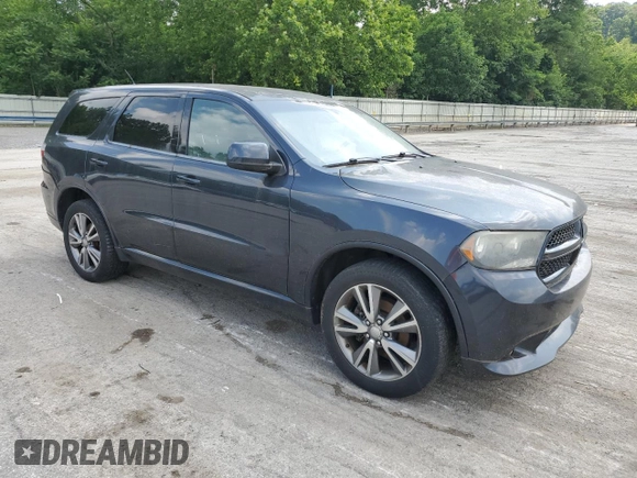2013 Dodge Durango SXT with VIN 1C4RDJAG2DC679979, listed as a Copart auction lot 64377695 with 209,671 mi miles and Clean title. Bid and sale history available at DreamBid. Image 4.