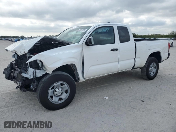 2023 Toyota Tacoma SR with VIN 3TYRX5GN9PT077706, listed as a Copart auction lot 53347825 with 43,791 mi miles and Salvage title. Bid and sale history available at DreamBid. Image 1.