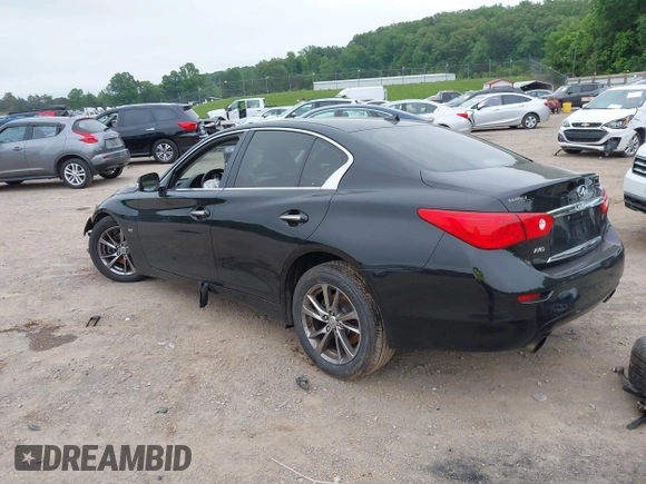 2017 Infiniti Q50 Premium z VIN JN1EV7AR8HM839575, wystawiony jako IAAI lot #42208933 z przebiegiem 160 873 mil mil oraz . Historia ofert i sprzedaży dostępna na DreamBid. Obrazek 3.