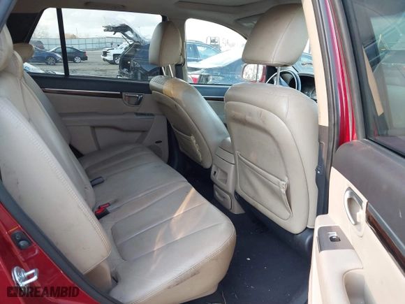 2012 Hyundai Santa Fe Limited with VIN 5XYZK3AB8CG117309, listed as a IAAI auction lot 41145625 with 196,477 mi miles. Bid and sale history available at carsss.com. Image 8.