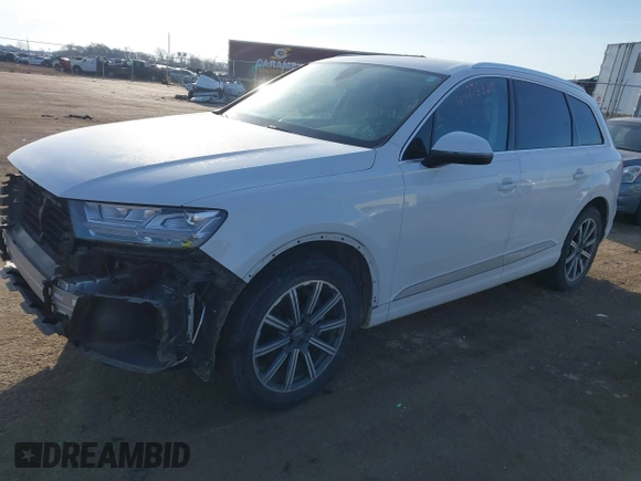 2017 Audi Q7 Premium Plus z VIN WA1LAAF75HD016214, wystawiony jako IAAI lot #41775329 z przebiegiem 87 049 mil mil oraz . Historia ofert i sprzedaży dostępna na DreamBid. Obrazek 2.