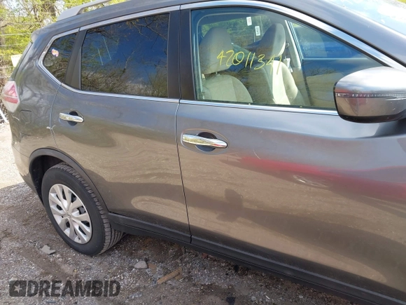 2016 Nissan Rogue S with VIN KNMAT2MT4GP661530, listed as a IAAI auction lot 42011341 with 107,498 mi miles and . Bid and sale history available at DreamBid. Image 13.