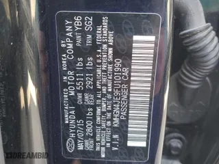 2015 Hyundai Genesis 3.8L with VIN KMHGN4JE9FU101990, listed as a Copart auction lot 49518945 with 58,601 mi miles and Clean Title. Bid and sale history available at carsss.com. Image 12.