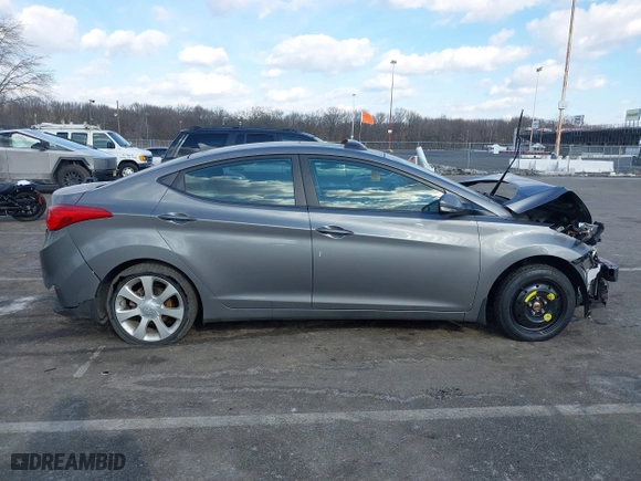 2012 Hyundai Elantra GLS with VIN 5NPDH4AE4CH149904, listed as a IAAI auction lot 41452754 with 117,148 mi miles. Bid and sale history available at carsss.com. Image 13.