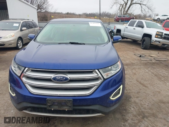 2015 Ford Edge SEL with VIN 2FMTK4J97FBB27665, listed as a IAAI auction lot 41499142 with 152,815 mi miles. Bid and sale history available at carsss.com. Image 12.