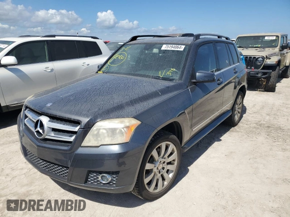 2010 Mercedes-Benz GLK 350 with VIN WDCGG5GB2AF494241, listed as a Copart auction lot 75194064 with Not Provided miles and Salvage Title. Bid and sale history available at DreamBid. Image 1.
