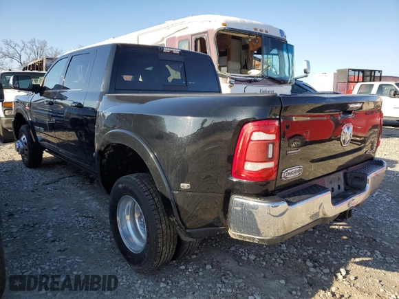2019 Ram 3500 Longhorn with VIN 3C63RRNL5KG660793, listed as a Copart auction lot 41448534 with 61,347 mi miles and Salvage Title. Bid and sale history available at carsss.com. Image 2.