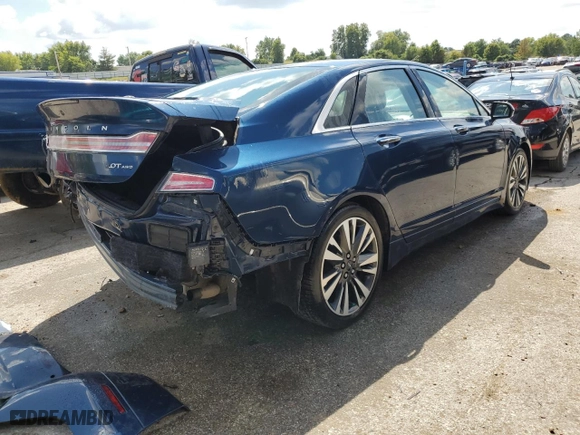 2017 Lincoln MKZ Reserve with VIN 3LN6L5F97HR662475, listed as a Copart auction lot 67546653 with 63,238 mi miles and Salvage Title. Bid and sale history available at carsss.com. Image 3.