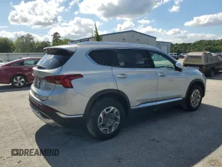 2022 Hyundai Santa Fe Hybrid Blue with VIN KM8S2DA13NU049271, listed as a Copart auction lot 55011694 with 29,382 mi miles. Bid and sale history available at carsss.com. Image 3.