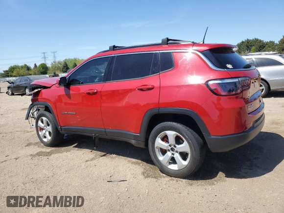 2021 Jeep Compass Latitude with VIN 3C4NJDBB8MT555442, listed as a Copart auction lot 56505235 with 39,793 mi miles and Salvage title. Bid and sale history available at DreamBid. Image 2.