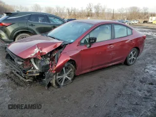 2020 Subaru Impreza Premium with VIN 4S3GKAV60L3601178, listed as a Copart auction lot 46252855 with 15,791 mi miles and Non repairable. Bid and sale history available at DreamBid. Image 1.